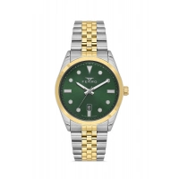 Ferro Sarı ve Gümüş Çelik Kordon Erkek Kol Saati F11567AWT-D6 3ATM Su Geçirmez 2 Yıl Garantili