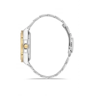 Ferro Sarı ve Gümüş Çelik Kordon Erkek Kol Saati F31443A-D 3ATM Su Geçirmez 2 Yıl Garantili