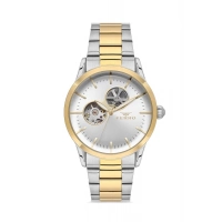 Ferro Sarı ve Gümüş Çelik Kordon Erkek Kol Saati F31445A-D 3ATM Su Geçirmez 2 Yıl Garantili