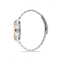 Ferro Sarı ve Gümüş Çelik Kordon Erkek Kol Saati F31445A-D 3ATM Su Geçirmez 2 Yıl Garantili