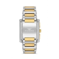 Ferro Sarı ve Gümüş Çelik Kordon Erkek Kol Saati FM11465AWT-D6 Fonksiyonları Aktif 3ATM Su Geçirmez