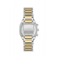 Ferro Sarı ve Gümüş Çelik Kordon Erkek Kol Saati FM11522AWT-D2 Fonksiyonları Aktif 3ATM Su Geçirmez