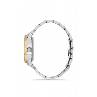 Ferro Sarı ve Gümüş Çelik Kordon Erkek Kol Saati FM11537AWT-D6 Fonksiyonları Aktif 3ATM Su Geçirmez