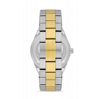 Ferro Sarı ve Gümüş Çelik Kordon Erkek Kol Saati FM11537AWT-D6 Fonksiyonları Aktif 3ATM Su Geçirmez