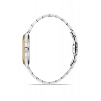 Ferro Sarı ve Gümüş Çelik Kordon Erkek Kol Saati FM11630AWT-D Fonksiyonları Aktif 3 ATM Su Geçirmez