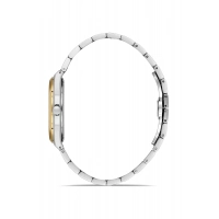 Ferro Sarı ve Gümüş Çelik Kordon Erkek Kol Saati FM11630AWT-D3 Fonksiyonları Aktif 3 ATM Su Geçirmez