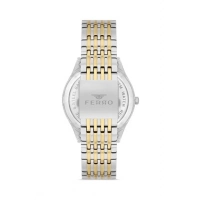 Ferro Sarı ve Gümüş Çelik Kordon Erkek Kol Saati FM31440A-D6 Otomatik Makine 3 ATM Su Geçirmez