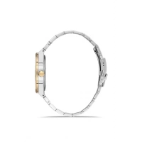 Ferro Sarı ve Gümüş Çelik Kordon Erkek Kol Saati FM40122A-D6 Tüm Fonksiyonlar Aktif 3ATM Su Geçirmez