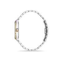 Ferro Sarı ve Gümüş Çelik Kordon Erkek Kol Saati FM40133A-D6 Tüm Fonksiyonlar Aktif 3ATM Su Geçirmez