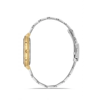 Ferro Yellow and Silver Steel Strap Womens Wristwatch FL21449A-D