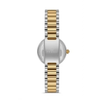 Ferro Sarı ve Gümüş Çelik Kordon Kadın Kol Saati FL21493A-D 3ATM Su Geçirmez 2 Yıl Garantili