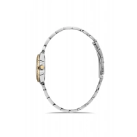 Ferro Sarı ve Gümüş Çelik Kordon Kadın Kol Saati Fl21611AWT-D6