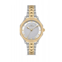 Ferro Sarı ve Gümüş Çelik Kordon Kadın kol Saati FL21632AWT-D 3ATM Su Geçirmez 2 Yıl Garantili