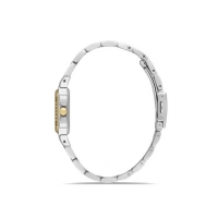 Ferro Sarı ve Gümüş Çelik Kordon Kadın Kol Saati FL40112A-D 3ATM Su Geçirmez 2 Yıl Garantili