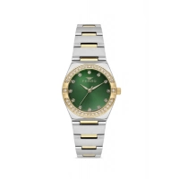 Ferro Sarı ve Gümüş Çelik Kordon Kadın Kol Saati FL40119A-D10