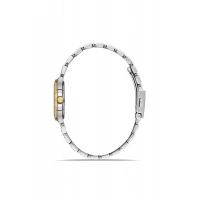 Ferro Sarı ve Gümüş Çelik Kordon Kadın Kol Saati FL40140A-D6 3ATM Su Geçirmez 2 Yıl Garantili