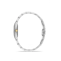 Ferro Sarı ve Gümüş Çelik Kordon Kadın Kol Saati FL43005A-D6 3ATM Su Geçirmez 2 Yıl Garantili