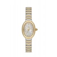 Ferro Sarı ve Gümüş Çelik Kordon Kadın Kol Saati FL43034A-D 3ATM Su Geçirmez 2 Yıl Garantili