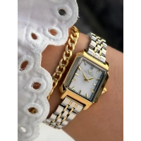 Ferro Sarı ve Gümüş Çelik Kordon Kadın Kol Saati FM88282A-D 2 Yıl Garantili 3 ATM Su Geçirmez