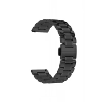 Ferro Siyah Çelik 44 mm Saat Kordonu FSWMK222-G