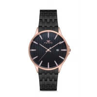 Ferro Siyah Çelik kordon Erkek Kol Saati F11018A-1101-R