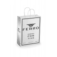 Ferro Siyah Çelik Kordon Erkek Kol Saati F11201A-R 3 ATM Su Geçirmez 2 Yıl Garantili Hediye Paketli