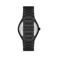 Ferro Siyah Çelik Kordon Erkek Kol Saati F11471A-G 3 ATM Su Geçirmez 2 Yıl Garantili Hediye Paketli