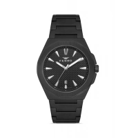 Ferro Siyah Çelik Kordon Erkek Kol Saati F11498AWT-G 3 ATM Su Geçirmez 2 Yıl Garantili HediyePaketli