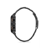 Ferro Siyah Çelik Kordon Erkek Kol Saati FM11168A-R Fonksiyonları Aktif 3ATM SuGeçirmez HediyePaket