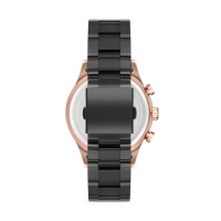 Ferro Siyah Çelik Kordon Erkek Kol Saati FM11180A-R Fonksiyonları Aktif 3ATM SuGeçirmez HediyePaket