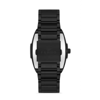 Ferro Black Steel Strap Mens Wristwatch FM11437A-G