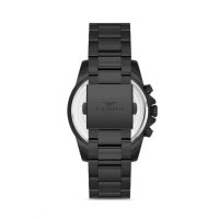 Ferro Siyah Çelik Kordon Erkek Kol Saati FM11468AWT-G Fonksiyonları Aktif 3ATM Su Geçirmez