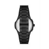 Ferro Siyah Çelik Kordon Erkek Kol Saati FM11499A-G Fonksiyonları Aktif 3ATM Su Geçirmez HediyePaket