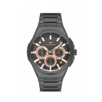 Ferro Siyah Çelik Kordon Erkek Kol Saati FM11505A-V Fonksiyonları Aktif 3ATM Su Geçirmez HediyePaket