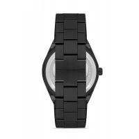 Ferro Siyah Çelik Kordon Erkek Kol Saati FM11537AWT-G Fonksiyonları Aktif 3ATM Su Geçirmez