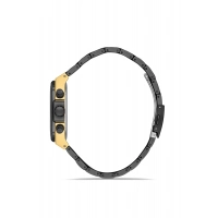 Ferro Siyah Çelik Kordon Erkek Kol Saati FM11555AWT-N2 Fonksiyonları Aktif 3 ATM Su Geçirmez