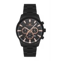 Ferro Siyah Çelik Kordon Erkek Kol Saati FM31233A-G