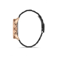 Ferro Siyah Çelik Kordon Erkek Kol Saati FM31291A-R Tüm Fonksiyonları Aktif 3 ATM Su Geçirmez