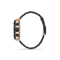 Ferro Siyah Çelik Kordon Erkek Kol Saati FM31397A-R Tüm Fonksiyonlar Aktif 3 ATM Su Geçirmez