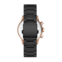 Ferro Siyah Çelik Kordon Erkek Kol Saati FM31916A-R Tüm Fonksiyonlar Aktif 3 ATM Su Geçirmez