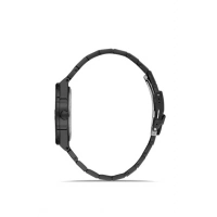 Ferro Siyah Çelik Kordon Erkek Kol Saati FM40122A-G Tüm Fonksiyonlar Aktif 3 ATM Su Geçirmez