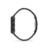 Ferro Siyah Çelik Kordon Erkek Kol Saati FM40132A-G Tüm Fonksiyonlar Aktif 3 ATM Su Geçirmez