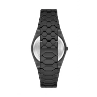 Ferro Siyah Çelik Kordon Erkek Kol Saati FM40133A-G Tüm Fonksiyonlar Aktif 3 ATM Su Geçirmez