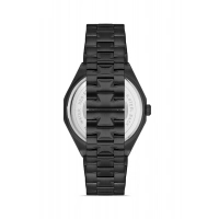 Ferro Siyah Çelik Kordon Erkek Kol Saati FM43016A-G Tüm Fonksiyonlar Aktif 3 ATM Su Geçirmez