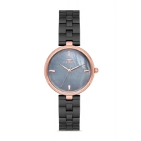 Ferro Black Steel Strap Womens Wristwatch F21100A-Q