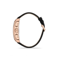 Ferro Siyah Deri Kordon Erkek Kol Saati FM11447B-R10 Fonksiyonları Aktif 3ATM Su Geçirmez