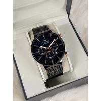 Ferro Black Mesh Strap Mens Wristwatch FM1697C-G