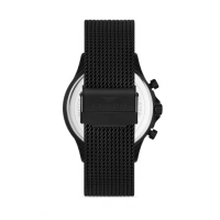 Ferro Siyah Hasır Kordon Erkek Kol Saati FM31298C-G Tüm Fonksiyonları Aktif 3 ATM Su Geçirmez