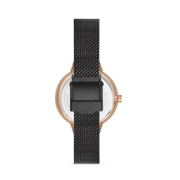 Ferro Siyah Hasır Kordon Kadın Kol Saati F21153C-R 3ATM Su Geçirmez 2 Yıl Garantili HediyePaketli