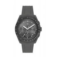 Ferro Siyah Silikon Kordon Kol Saati FM11401D-U Fonksiyonları Aktif 3ATM Su Geçirmez HediyePaket